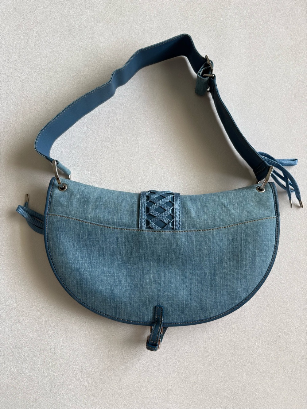 Dior Denim Admit-It One Shoulder Bag - Picture 3 of 8